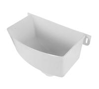 Hemobllo Raccord de Gouttière Pvc pour Drainage Eau de Pluie 110x75 Mm Certifié, Adaptateur Double Fonction, Installation Gouttières Toit, Accessoires Récupération Eau Pluviale, Usage