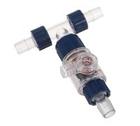 Hemobllo Raccord Rapide pour Tuyau D'aquarium 3 Voies, Vanne de Régulation de Débit Étanche, Compatible Tuyaux 20 Mm, Accessoire Filtre Aquarium pour Pompes et Filtres Aquatiques