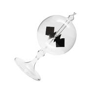 Hemobllo Radiomètre Solaire Transparent Borosilicaté Rotatives pour Démonstration Lumineuse Support Debout Cadeau Scientifique Éducatif