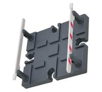 Hemobllo Railway Road Block Barrier Model Toy Track Accessory Abs Construction for Creative Train Scenes and Critical Thinking Development