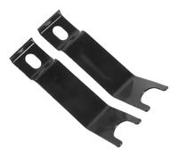 Hemobllo Rallonge D’essieu pour Vélo Garçon et Filles, Paire, Fer Noir | Roues 12 à 20 Pouces, Installation sur Axe Arrière Court, Résistance à L’usure la Rouille