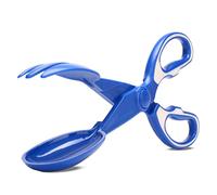 Hemobllo Ramasse Crottes Chien Portable Plastique Pince Ciseaux Pratique à Prise Confortable Nettoyeur Animalier Main pour Maison Jardin et Parc Bleu