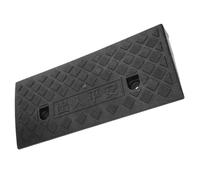 Hemobllo Rampe D’Accès en Caoutchouc Noir 6 CM pour Seuil de Porte Voiture Protection D’Allée Antidérapante Tapis de Seuil pour Fauteuil Roulant et Robot Aspirateur Usage Domestique et