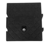 Hemobllo Rampe de Seuil Robuste Antidérapante pour Fauteuil à Roues et Voiture Installation Facile avec Vis Supporte Charges Lourdes pour Trottoirs et Allées