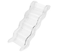 Hemobllo Rampe d'escalade Ondulée en Acrylique Transparent 20 X 66 X 4 CM pour Petits Animaux Plateforme et Échelle pour Hamster Souris Rat et Chinchilla d'escalade pour Cage d'animaux