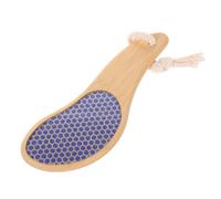 Hemobllo Râpe en bois de nanmu pour outil double fonction exfoliant et masseur élimination des callosités et peau morte compacte et soin naturel des talons fissurés