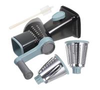 Hemobllo Râpe Fromage Rotative Manuelle avec Base Antidérapante Trancheuse Légumes Multifonction pour Fromage Noix Chocolat et Fruits Facile à Nettoyer et Rapide à Utiliser