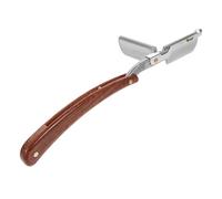 Hemobllo Rasoir Droit Manuel Vintage En Abs Et Acier Inoxydable, Pliable, Pour Hommes Hétéros, Salon De Coiffure, Rasage De Près Professionnel