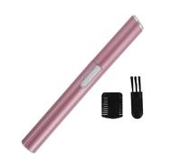 Hemobllo Rasoir Électrique de Précision pour Sourcils, Tondeuse à Poils Corporels Rechargeable, Rose, Aluminium Abs Acier Inoxydable, pour Hommes et Femmes, Têtes de Rasage