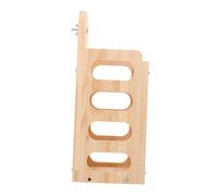 Hemobllo Râtelier à Foin Bois Fixe pour Lapin et Cochons Mangeoire Anti-gaspillage avec Récipient Intégré Distributeur Herbe pour Petits Animaux Design Élégant et Pratique