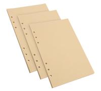 Hemobllo Recharge Papier Recharges Carnet à Anneaux Cahiers de Mobiles Sans Lignes pour Agenda Journal Voyage Papier Sans Transfert Encre Format Loose-leaf