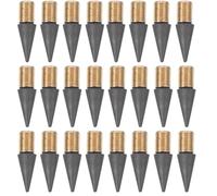 Hemobllo Recharges de Crayons sans Encre 25pcs Pointe de Graphite pour Écriture Lisse Bavure, pour Étude et Usage Bureau