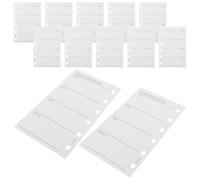 Hemobllo Recharges Papier Perforées à 6 Trous A7 pour Organiseur Hebdomadaire, 200 Feuilles Blanches 120g/m², Inserts Agenda Personnel Compact pour Planification et Gestion du Temps