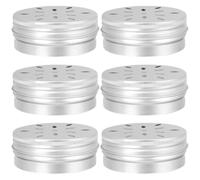 Hemobllo Récipient d'entraînement à l'odeur du Chien Lot de 6 boîtes 80 ML Aluminium Robuste pour entraînement Flair en détection de Drogues et