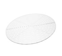 Hemobllo Règle de Centrage Ronde Acrylique Transparente pour Patchwork Couture Dessin Précis Cercles Outil Multifonction pour Quilting et Loisirs Créatifs