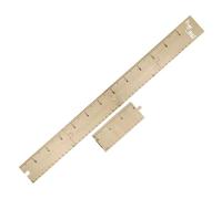 Hemobllo Règle de Croissance Murale Bois Autocollante Toise Mural Mesure Précise pour Garçon Fille Décoration Éducative Chambre Garçon Fille