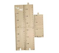 Hemobllo Règle De Hauteur En Bois Pour Garçon Et Filles, Toise Murale Adhésive, Mesure De Croissance 60-210 Cm, Panneau Modulable, Bois Naturel, Chambre D’garçon Et Filles, Outil De Suivi De Taille