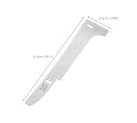 Hemobllo Règle de Mesure de Chevalet pour Guitare Métal Argenté Jauge de Hauteur Précise pour Luthiers Outil Portable pour Violon et Guitare Optimisation de Assemblage des Cordes