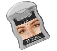 Hemobllo Règle de Positionnement Sourcils Ligne de Mesure PVC pour Maquillage Sourcils Précision Cartographie Outil Dessin