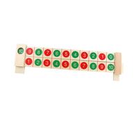 Hemobllo Règle Mathématique Bois pour Développement de Intelligence Éducatif Montessori pour Garçon Fille Outil Apprentissage Numérique et Arithmétique