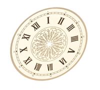 Hemobllo Remplacement Horloge Aluminium pour DIY Rond pour Mécanisme Quartz Accessoire Bricolage Salon Cheminée