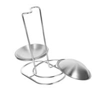Hemobllo Repose Cuillère Acier Inoxydable avec Support Égouttoir et Plateau Porte Ustensiles Vertical pour Louche et Cuillère Gain de Place pour Cuisine et Table