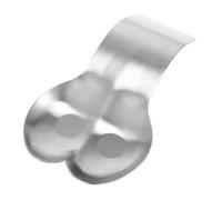 Hemobllo Repose-cuillère Double Acier Inoxydable Grand Porte-ustensiles de Cuisine Arc Design Support Spatule et Louche pour Plan de Travail Propre