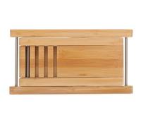 Hemobllo Repose-pieds Guitare Classique en Bois Massif de Bambou, Réglable sur 4 Hauteurs, Accessoire Musicien pour Pied Guitare Acoustique, Ergonomique et Stable, pour Adultes et