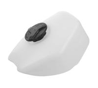 Hemobllo Réservoir de Carburant Plastique Blanc pour Mini-vélo 47 49 avec Bouchon, Montage Facile et Rapide, pour Pocket Bike et Balades Longues