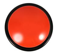 Hemobllo Réveil à Gros Bouton Parlant avec Affichage Jour et Date Horloge de Chambre Ronde Résistante sans Pile Alarme Facile pour Personnes Âgées et Malvoyantes