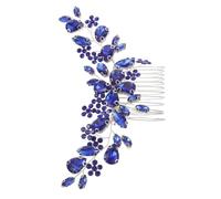 Hemobllo Rhinestone Bridal Hair Comb Élégant Accessoire Cheveux Femme Léger et Confortable pour Mariage et Fête