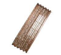 Hemobllo Rideau Imprimé Feuille en Polyester pour Fenêtre, Voilage Créatif Unilatéral, pour Chambre et Mariage, Style Moderne Hiver