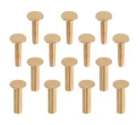 Hemobllo Rivets en Acier Inoxydable pour Réparation de Manche de Couteau, 7 Paires, Vis à Riveter Ustensiles Cuisine, Fixation Robuste pour Couteaux de Chef et Couverts Professionnels