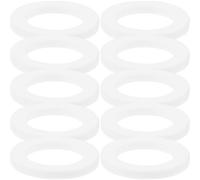 Hemobllo Rondelles de Tuyau de Rechange 20 Pièces Abs Blanc pour Raccords | Joint D’étanchéité, Usage Entrée D’eau Jardin et Transport Industriel, Format Compact pour Montage Simple