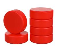 Hemobllo Rondelles d'Entraînement Hockey en Mousse Lot de 6 Palets pour Maniement de Bâton et Passes en Salle pour Jeunes Joueurs