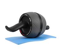 Hemobllo Roue Abdominale Abs Avec Tapis Antidérapant Équipement Fitness Pour Entraînement Du Tronc à Domicile Facile Et Silencieuse Adaptée Débutants Et Avancés