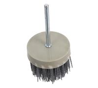 Hemobllo Roue de Brosse Abrasive pour Perceuse Polissage Précis et Élimination de Burrs sur Surface Métallique Accessoire de Meulage Polyvalent pour Industrie Automobile et Fabrication