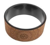 Hemobllo Roue de Yoga TPE Liège Naturel Accessoire Étirement pour Flexibilité Soulager Tensions du Roue de Yoga Portable pour Pratiquer à Maison Voyage