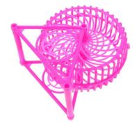 Hemobllo Roue Exercice Silencieuse pour Hamsters Écureuils Et Hérissons Roue Plastique Anti-Blocage avec Support Accessoire pour Petits Animaux