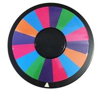 Hemobllo Roue Fortune Double Face en Acrylique pour Petit Ami 16 Cases, Plateau Tournant De Jeu Personnalisable, Jeu De Roue des Prix pour Fêtes Et Événements,
