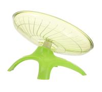 Hemobllo Roue Silencieuse pour Hamster et avec Support de Course Durable pour Petits Animaux Que Gerbilles Chinchillas et Souris Roue Dexercice Antistress Vert Matcha