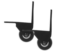 Hemobllo Roues de Valise Pivotantes Légères et Silencieuses avec Roulements Métalliques Doubles Remplacement Pratique pour Bagages Small Swivel Wheel For Suitcase