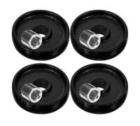 Hemobllo Roues Métalliques pour Cric de Remorque 4 Unités, Pièces de Rechange pour Cric Horizontal 2 Tonnes, Roulettes Pivotantes pour Réparation de Hydraulique, Usage Utilitaire