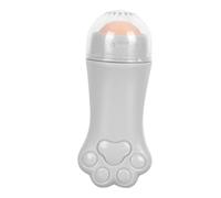 Hemobllo Rouleau Absorbant L'huile Visage Forme Patte de Chat en Pierre Volcanique Portable et Adorable pour Usage Maquillage et Soin Peau Grasse