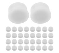 Hemobllo Roulements à Billes Radiaux Blancs 45 Pcs, Mini Roulements Rotatifs Étanches pour Moulin à Vent de Jardin, Accessoires DIY Polyvalents, Paliers D’arbre pour Éoliennes et Bijoux,