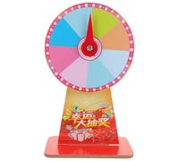 Hemobllo Roulette de Fortune Rotative avec Support et Pointe Jeu de Hasard Interactif pour Fêtes Événements et Animations Accessoire Portable Polyvalent pour Loisirs et Divertissement