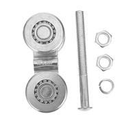 Hemobllo Roulette de Porte Coulissante Acier Galet de Rail Industriel pour Portes de Grange et Intérieures Chariot de Glisse Pratique et Fiable