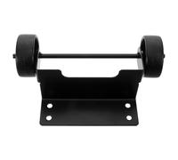 Hemobllo roulettes pour Chauffage de Terrasse Pyramidal 20,3 X 12 X 7,9 Cm Noir Brillant, Roues Chauffantes Extérieures Résistantes aux Intempéries pour Chauffage D'extérieur sur Pied,