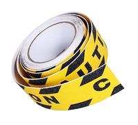 Hemobllo Ruban Antidérapant Noir et Jaune avec Avertissement Watch Your Step Autocollant Adhésif Sécurité Antidérapante pour Escaliers et Zones Piétonnes Intérieur et Extérieur