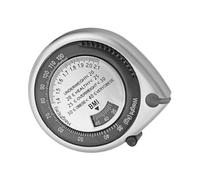 Hemobllo Ruban de Mesure Flexible pour Tour de Calculateur Bmi Précis et Portable Mesure Corporelle Légère Abs et PVC Outil Pratique pour Usage Domestique Rétractable Argenté